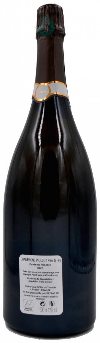 Magnum Champagne, un brut nature produit par la famille Piollot dans l'Aube.