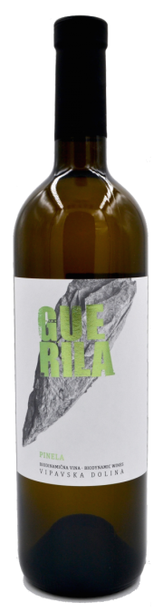 Pinela Pinela, un vin blanc produit au Domaine Guerila, en Slovénie.